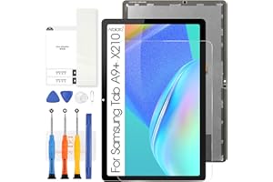 ARBILATO Écran LCD pour Samsung Galaxy Tab A9+ A9 Plus SM-X210, Numériseur Écran Replacement SM-X215 SM-X216B Display Panneau Assemblée Kit(Noir,10,9 Pouces)