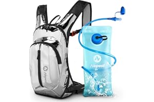Nepest Hydration Pack Backpack with 2L Water Bladder, Lightweight Water Backpack for Hiking, Running, Biking