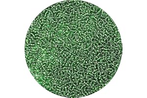 GKELALY 3mm Handcraft Beads for Friendship Bracelet Making - 5000 Pcs Small Green Beads for Jewellery Making, 8/0 Size with Storage Box