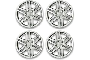 Sakusei Tools 15 Inch Wheel Trims Set of 4 15" Wheel Trim Covers Hub Cap Plastic ABS Wheel