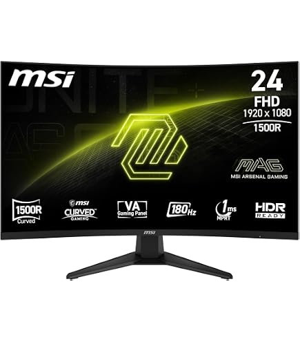 MSI MAG 242F 24-inch 1920 x 1080 (FHD) Gaming Monitor, 200Hz