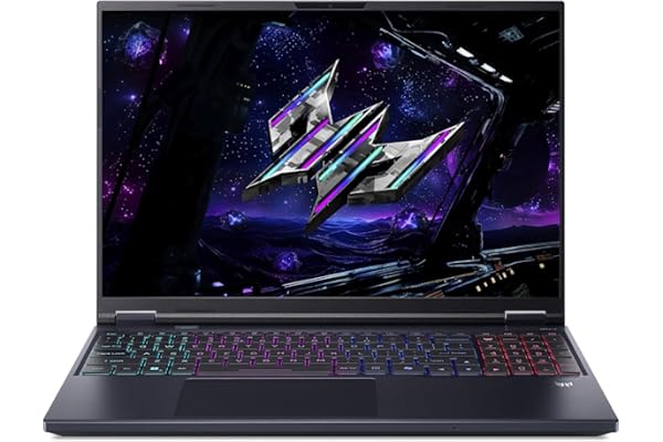 acer Predator Helios Neo 16 AI I PC Portable Gaming 16" I NVIDIA GeForce RTX 5070 Ti I Intel Core Ultra 9 275HX I 32Go RAM DDR5 I 1To SSD I Windows 11 I Noir I Clavier FR AZERTY I PHN16-73-97E2