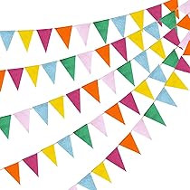 Decorazioni 13° Compleanno – Set 3 Striscioni Con 36 Bandierine Triangolari – Blu Navy E Argento - 2