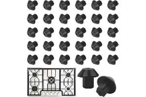 PRETWAD 32 piedini in gomma di ricambio per GE, piedini in gomma per griglia Kenmore, griglie per fornelli a gas, ricambio per piano cottura WB02K0101 WB02T10461 AP2622260 PS241358