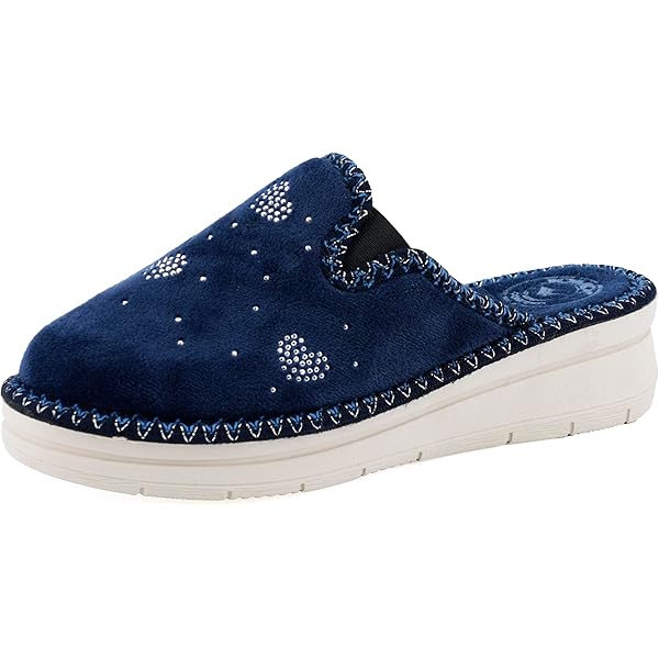 Zapatillas Casa Pantuflas Con Cuña JOMIX Para Mujer Fabricadas