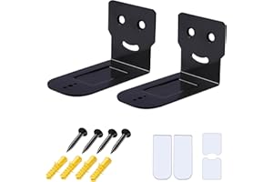 Alyphyly Supporto regolabile per soundbar, staffe da parete universali per soundbar, funziona con la maggior parte dei supporti per soundbar, lunghezza regolabile da 8,6 cm a 13,2 cm, staffa di