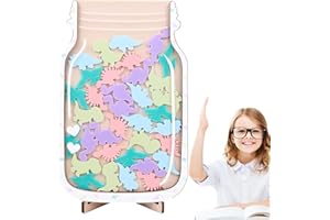 Amebleak Sterne Belohnungsglas für Kinder, Magnetic Star Reward Jars, Personalisiertes Belohnungsgläser, Belohnungssystem, Belohnungsglas Schule, Stern Belohnungstafel für Klassenzimmer (B)