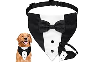 ZOUWEL Fliege für Hunde Katzen,Fliege Hund,Hundekostüm,Katzen Kleidung,Hunde Kostüm,Hunde Halstuch halstücher Hund Hochzeit, Haustier Dreieck Schal Verstellbar Fliege für Hunde Katzen Haustiere Hochzeit (S)