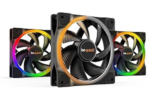 be quiet! Light Wings 120mm PWM Triple Pack Ventiladores, contiene 3 ventiladores, iluminación ARGB, muchos colores y efectos, 18 LEDs ARGB, 7 aspas de ventilador optimizadas, gran flujo de aire