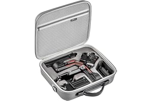 Dpofirs RS 3 Kamera Stabilisator Aufbewahrungstasche, Tragbare Reise Hartschalen Aufbewahrungstasche, Handheld Gimbal Stabilisator Tasche mit Riemen