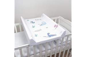BABY COMFORT Cambiador de base dura para bebé, 70 x 50 cm, para cuna de 120 x 60 cm azul Aztec Talla:To fit 120 x 60 cm Cot