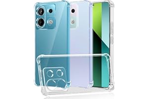 SineOrdo Funda Xiaomi Redmi Note 13 Pro 5G & Poco X6 5G Carcasa, Xiaomi Redmi Note 13 Pro 5G & Poco X6 5G Fundas Ultrafina Silicona TPU Gel Cover Suave Móvil Case - Transparente