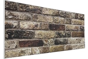 DELLEDECOR 3D Brick Effect Wall Panels Decorative Wall Ceiling Tiles CLADDING POLYSTYRENE Panel Tile 50x100cm (ST135)