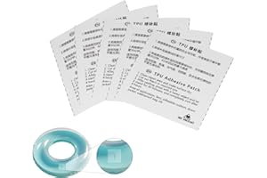 ButtVigour TPU Clear Repair Tape Heavy Duty Waterproof Patch for Swimming Pools,Hot Tubs,Tents, Inflatable Airbeds, Buoys, Kayaks - Instant Fix, Invisible Repair (3 x 2.46ft)