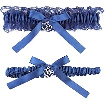 Jarretière de Mariage Bleu Élastique Jarretière de Mariée L'accessoire