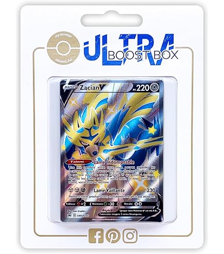 Coffret Pokémon 10 Cartes - Pikachu Full Art Secrète 160/159 - Ultraboost Épée Et Bouclier - Français