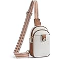 BOSTANTEN Small Sling Bag Crossbody Bags for Women Trendy Crossbody Purse Leather Chest Bag