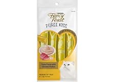 Fancy Feast Purina Puree Kiss Tuna Puree with Chicken Flakes, 40 g, Yellow