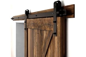 CCJH 274CM/9FT Herraje Para Puerta Corredera Kit de granero Accesorio de armario con rodillo de riel para puerta doble