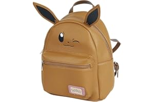 Bioworld - Difuzed Sac à dos Pokemon Evoli Premium Enfants, 41 cm, Marron