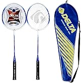 Delta Unisex &Ccedil;antalı &Ccedil;iftli Badminton Seti (&Ccedil;ift) Dvr 801, Mavi, Tek Beden
