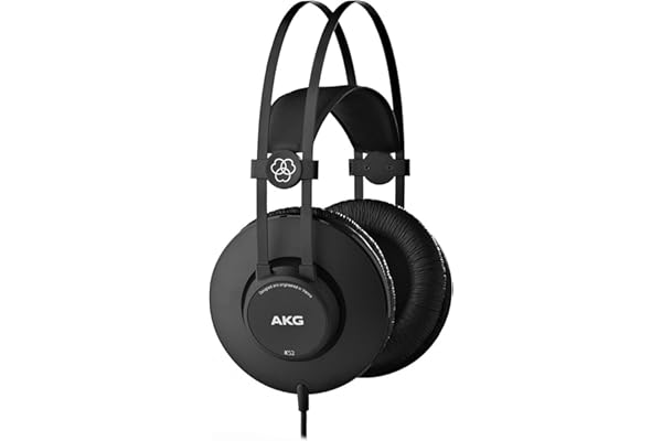 AKG K52 Casque de monitoring fermé haute performance Noir