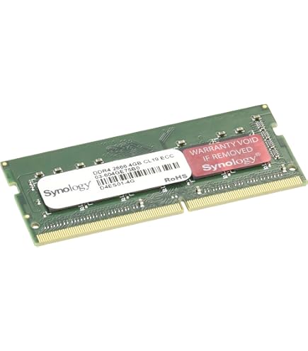 Synology RAM DDR4 ECC sin búfer SODIMM 8GB (D4ES02-8G) : Amazon.es