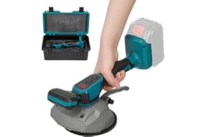 IFYFUL Tile Vibration Tool for Makita 18V Battery | 5.12-in Suction Cup | 110LB Adsorption | 8 Adjustable Speed | Suit Tile 8-47in | with Digital Display for Floor Wall (Battery Not Included)