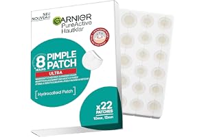 Garnier Hudklara Pimple Patches Ultra – hydrokolloidfinnar mot orenheter – finnplåster minskar synligheten av finnar på 8 tim