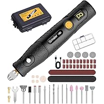 Cecotec Multitool Rotativo Polish&amp;Sand 1200 Ultra - 60 Accessori, 25000 RPM, Batteria 12V 1500mAh