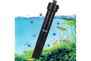‎COOSPIDER Coospider Aquarium U-V Licht Sterilisator Tauchfilter 5W U-V Klärer Grün Algen Killer Fish Tank Deodorizer Klar Grün Wolkig Milchig Wasserreiniger für Aquarien Teich Pool