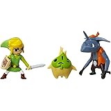 Jakks Pacific Jakks PacificMFGNIN027 Abysse Nintendo Series 4 Zelda Micro Figures in Blister (3-Piece), Assorted Models