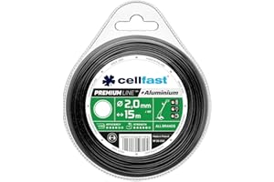 Cellfast Żyłka Tnąca Do Podkaszarki I Kosy Odporna na łamanie Wzmocniona Aluminium Premium Okrągły Przekrój 2,0 mm 15 m