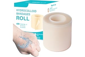 Unihuby Hydrocolloid Roll 5Cm x 1.5M Cerotto Idrocolloidale Impermeabile Idrocolloide Rotolo Autoadesivo Pimple Patch Roll