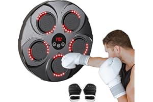 VLIO Music Boxing Machine, Wall Mounted Home Smart Boxing Target Workout Machine, Musical Punching Equipment for Kids and Adults