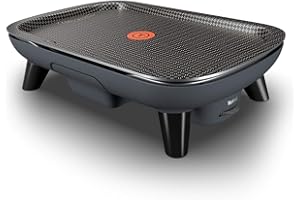 Tefal YY4507FB Sabores - Plancha eléctrica (revestimiento antiadherente Titanium Force Technology, Thermo-Spot, termostato ajustable, placa extraíble, apto para lavavajillas, color negro