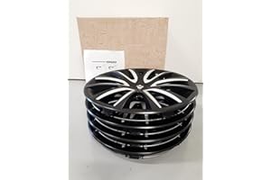 Set de 4 Tapacubos Originales de Renault Dacia de 16" Nadi Bicolor Negro y Gris.