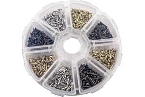 newlng Petits Clous Pour le Bois Antique Bricolage Décoratif Boîte Accessoires Mini Clous en Et Bronze Argent 1x6mm, 1x8mm 1x10mm en Boîte 1600PCS