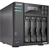 ASUSTOR AS6704T 4 Yuvalı NAS Depolama Cihazı, Intel N5105, 4GB DDR4, 2.5GbE, USB 3.2