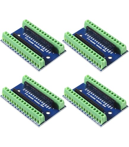3-Pack Terminal Adapter Expansion Boards For Arduino Nano V3.0 - No Soldering Required