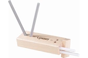 Lansky Unisex's 4-Rod Deluxe Turn Box Sharpener-Yellow, one size