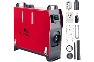 Roomark Riscaldatore Diesel 8Kw 12V, Tutto in Uno, Serbatoio Carburante da 5 l/1,3 galloni con Telecomando e Controllo LED, Riscaldamento rapido