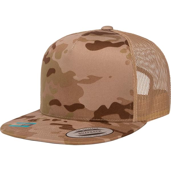 Casquette Trucker Burlebo – Camouflage Rétro – Logo Canard – Neuf Avec étiquettes