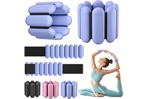 MANGUOGO Wrist & Ankle Weights for Women, Wearable Strong Arm & Leg Weights Set of 2(1Lbs Each), Adjustable Ankle Weights for Walking, Yoga, Dance, Barre,Gym,Exercise,Pilates,Walking Running