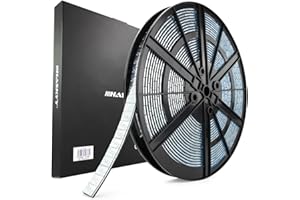 HASKYY Rouleau de poids d'équilibrage galvanisé autocollant - 5 kg - 1000 x 5 g - Poids de bord de déchirure - Poids d'équilibrage - 28 mm de large - Barre adhésive pour jantes en acier et aluminium -