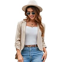 Blazer GRACE KARIN In Paillettes Per Donna – Giacca Aperta Davanti, Maniche Lunghe, Completamente Foderata, Perfetta Per Serate, Feste E Matrimoni