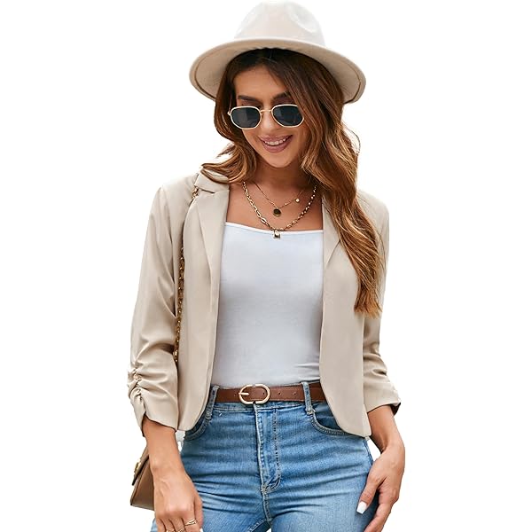 Chaqueta Entretiempo Mujer Blazer De Moda Para Mujer, Chaqueta De