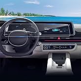 Hyundai Uyumlu IONIQ 6 2024 2025 Model G&ouml;sterge ve Navigasyon B&uuml;y&uuml;k Bilgi Ekranı 9H Nano Ekran Koruyucu
