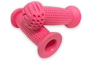 FRSOHEWIN Manopole per bicicletta per bambini, impugnature ergonomiche, in gomma, antiscivolo, per bambini, bicicletta, 1 paio di bici da città, 100 mm, colore nero