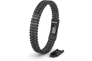 SERASAR | Bracelet Premium en Acier Inoxydable pour Hommes | 316L Acier Chirurgical | Résistant â L’eau | Fermeture Sécurisée | Trois Couleurs | Boîte â Bijoux Incluse